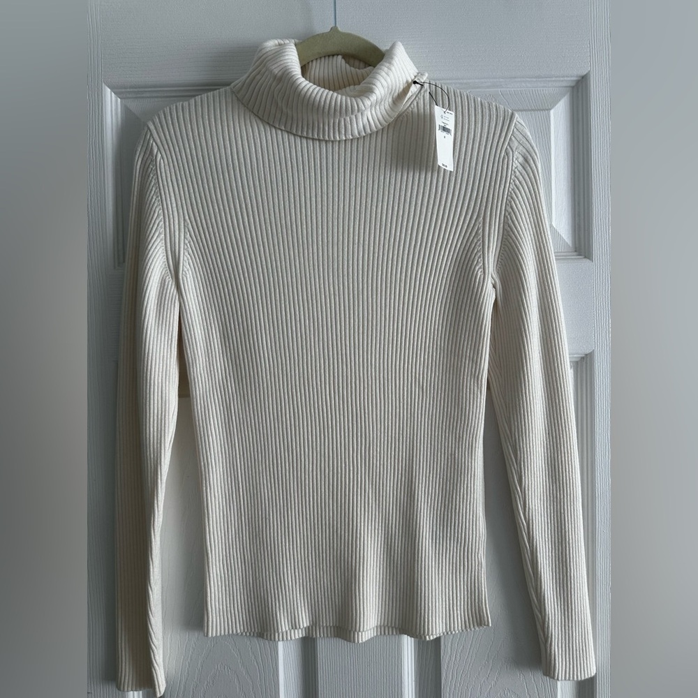 Banana Republic textured turtleneck sweater
